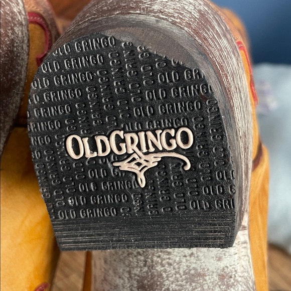 RARE Old Gringo Tan and Red Western Boots - Picture 14 of 16